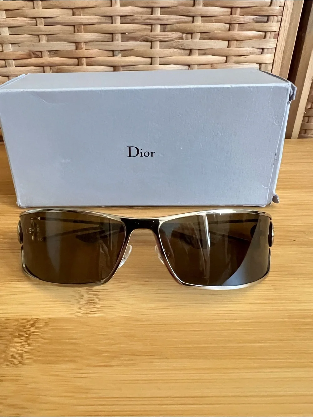 Christian Dior VINTAGE J’adore Dior sunglasses y2k silver rare jadore